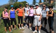An enthusiastic group of walkers